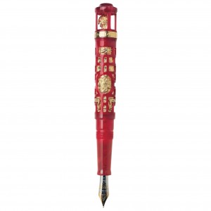 Visconti Forbidden City Solid Gold Limited Edition Fountain Pen 79418AU