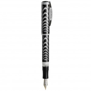 Visconti Black Ripple Limited Edition Fountain Pen 79802