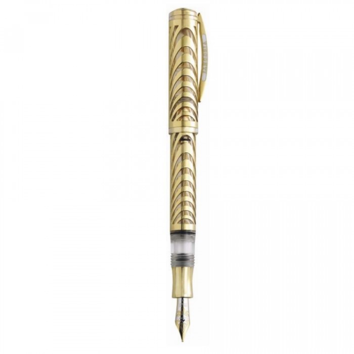 Visconti Ripple Solid Gold Limited Edition Fountain Pen 799AU