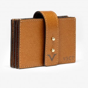 Visconti Card Holder Cognac KL19-04