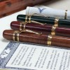Preowned Visconti Ragtime Wood Fountain Pen Triplet