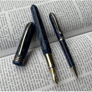 Visconti Amygdala Blue Limited Edition Set Fountain Pen and Mechanical Pencil