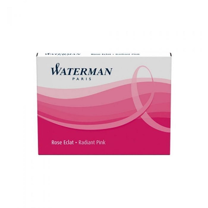 Waterman Quink Ink Cartridges Pink 8 Cartridges