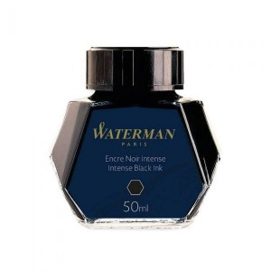 Waterman Intense Black Fountain Pen Ink 50ml